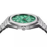 D1 Milano Ultra Thin Fir Green Dial Silver Steel Strap Watch for Men - D1-UTBJ34 Authentic Buy Shop Now