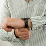 D1 Milano Ultra Thin Shadow Black Dial Black Steel Strap Watch for Men - D1-UTBJSH Authentic Buy Shop Now
