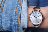Emporio Armani Aurora Rose Gold Dial Rose Gold Steel Strap Watch for Women - AR11055 Authentic Buy Shop Now