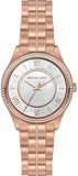 Michael Kors Lauryn Mother of Pearl Dial Rose Gold Steel Strap Watch for Women - MK3716 Authentic Buy Shop Now