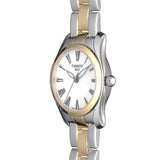 Tissot T Wave Quartz Mother of Pearl Dial Two Tone Steel Strap Watch for Women - T112.210.22.113.00 Authentic Buy Shop Now