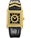 Versace VD-25 Diamonds Black Dial Black Leather Strap Watch for Women - VQF020015 Authentic Buy Shop Now