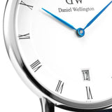 Daniel Wellington Dapper Cornwall White Dial Black Nylon Strap Watch for Women - DW00100264 Authentic Buy Shop Now