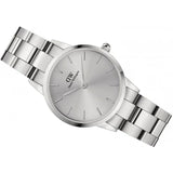 Daniel Wellington Iconic Link Unitone Silver Dial Silver Steel Strap Watch For Women - DW00100402 Authentic Buy Shop Now
