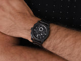 Fossil Machine Chronograph Black Dial Black Steel Strap Watch for Men - FS4552 Authentic Buy Shop Now