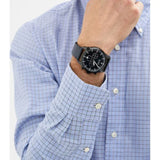 Hugo Boss Pioneer Quartz Blue Dial Blue Leather Strap Watch For Men - 1513711 Authentic Buy Shop Now