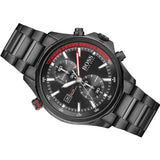 Hugo Boss Globetrotter Black Dial Black Steel Strap Watch for Men - 1513825 Authentic Buy Shop Now