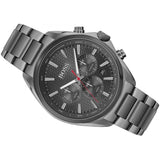 Hugo Boss Distinct Grey Dial Gren Steel Strap Watch for Men - 1513858 Authentic Buy Shop Now