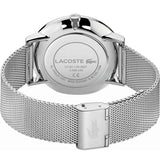 Lacoste Moon Multifunction White Dial Silver Steel Strap Watch for Men - 2011025 Authentic Buy Shop Now