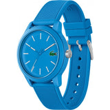 Lacoste 12.12 Blue Dial Blue Silicone Strap Watch for Men - 2011193 Authentic Buy Shop Now