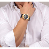 Maserati Potenza Blue Dial Blue Leather Strap Watch For Men - R8851108035 Authentic Buy Shop Now