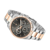 Maserati Competizione Analog Black Dial Two Tone Stainless Steel Strap Watch For Men - R8853100020 Authentic Buy Shop Now