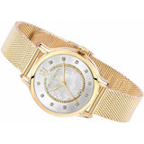 Maserati Epoca Mother of Pearl Dial Yellow Gold Mesh Strap Watch For Women - R8853118502 Authentic Buy Shop Now
