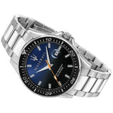 Maserati SFIDA Quartz Bue Dial Stainless Steel Watch For Men - R8853140001 Authentic Buy Shop Now