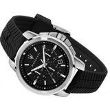 Maserati Successo Chronoraph Black Dial Black Silicon Strap Watch For Men - R8871621014 Authentic Buy Shop Now