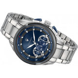 Maserati Traguardo Chronograph 45mm Blue Dial Stainless Steel Watch For Men - R8873612014 Authentic Buy Shop Now