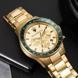 Maserati SFIDA Quartz Yellow Dial Gold Strap Watch For Men - R8873640005 Authentic Buy Shop Now