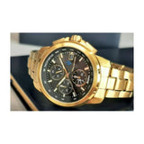 Maserati Successo Black Dial Gold Stainless Steel Watch For Men - R8873645002 Authentic Buy Shop Now