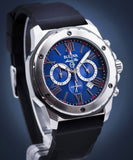 Bulova Marine Star Blue Dial Black Silicone Strap Watch for Men - 98B258 Authentic Buy Shop Now