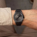 D1 Milano Ultra Thin Anthracite Gray Dial Gray Steel Strap Watch for Men - D1-UTBJ22 Authentic Buy Shop Now