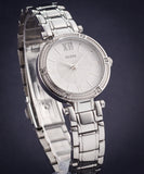 Guess Park Ave White Dial Silver Steel Strap Watch for Women - W0767L1 Authentic Buy Shop Now