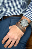 Hugo Boss Champion Grey Dial Brown Leather Strap Watch for Men - 1513815 Authentic Buy Shop Now