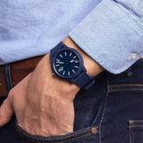 Lacoste 12.12 Blue Dial Blue Silicon Strap Watch for Men - 2010987 Authentic Buy Shop Now