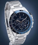 Maserati Traguardo Chronograph Blue Dial 45mm Stainless Steel Watch For Men - R8873612043 Authentic Buy Shop Now