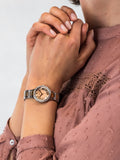 Fossil Virginia Rose Gold Dial Two Tone Steel Strap Watch for Women - ES3405 Authentic Buy Shop Now