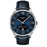 Tissot Chemin Des Tourelles Powermatic 80 Blue Dial Blue Leather Strap Watch for Men - T099.407.16.048.00 Authentic Buy Shop Now