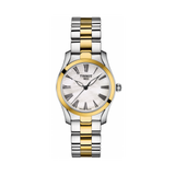 Tissot T Wave Quartz Mother of Pearl Dial Two Tone Steel Strap Watch for Women - T112.210.22.113.00 Authentic Buy Shop Now