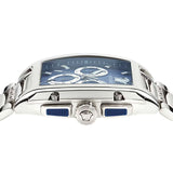 Versace Dominus Chronograph Blue Dial Silver Steel Strap Watch For Men - VE6H00423 Authentic Buy Shop Now