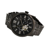 Fossil Townsman Multi Function Mechanical Black Dial Black Steel Strap Watch for Men - ME3062 Authentic Buy Shop Now