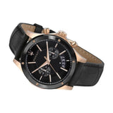 Maserati Circuito Black Dial Black Leather Strap Watch For Men - R8871627001 Authentic Buy Shop Now