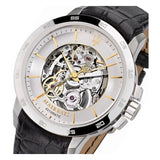 Maserati Ingegno Automatic Black Skeleton Dial Black Leather Strap Watch For Men - R8821119002 Authentic Buy Shop Now