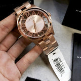 Marc Jacobs Henry Rose Gold Dial Rose Gold Steel Strap Watch for Women - MBM3207 Authentic Buy Shop Now