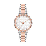 Michael Kors Pyper Quartz White Dial Two Tone Steel Strap Watch For Women - MK4667 Authentic Buy Shop Now