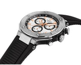 Tissot T Race Chronograph White Dial Black Rubber Strap Watch For Men - T141.417.17.011.00 Authentic Buy Shop Now