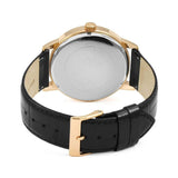 Guess Delancy Quartz Silver Dial Black Leather Strap Watch For Men - W0870G2 Authentic Buy Shop Now
