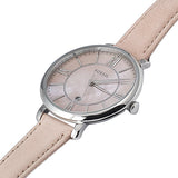 Fossil Jacqueline Blush Mother of Pearl Dial Pink Leather Strap Watch for Women - ES4151 Authentic Buy Shop Now
